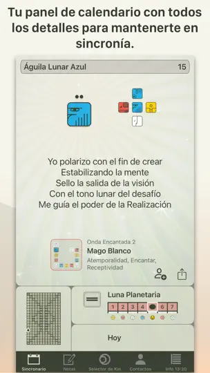 Captura de pantalla de 13:20:Sync en iPhone 2