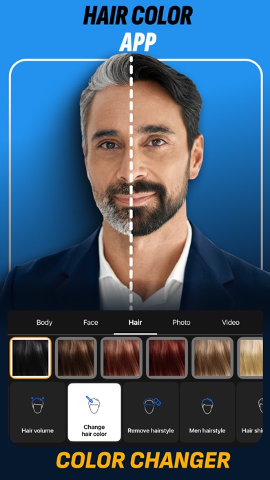 Retouch Men: Body Tune Editor iPhone screenshot 5 - Photo & Video app
