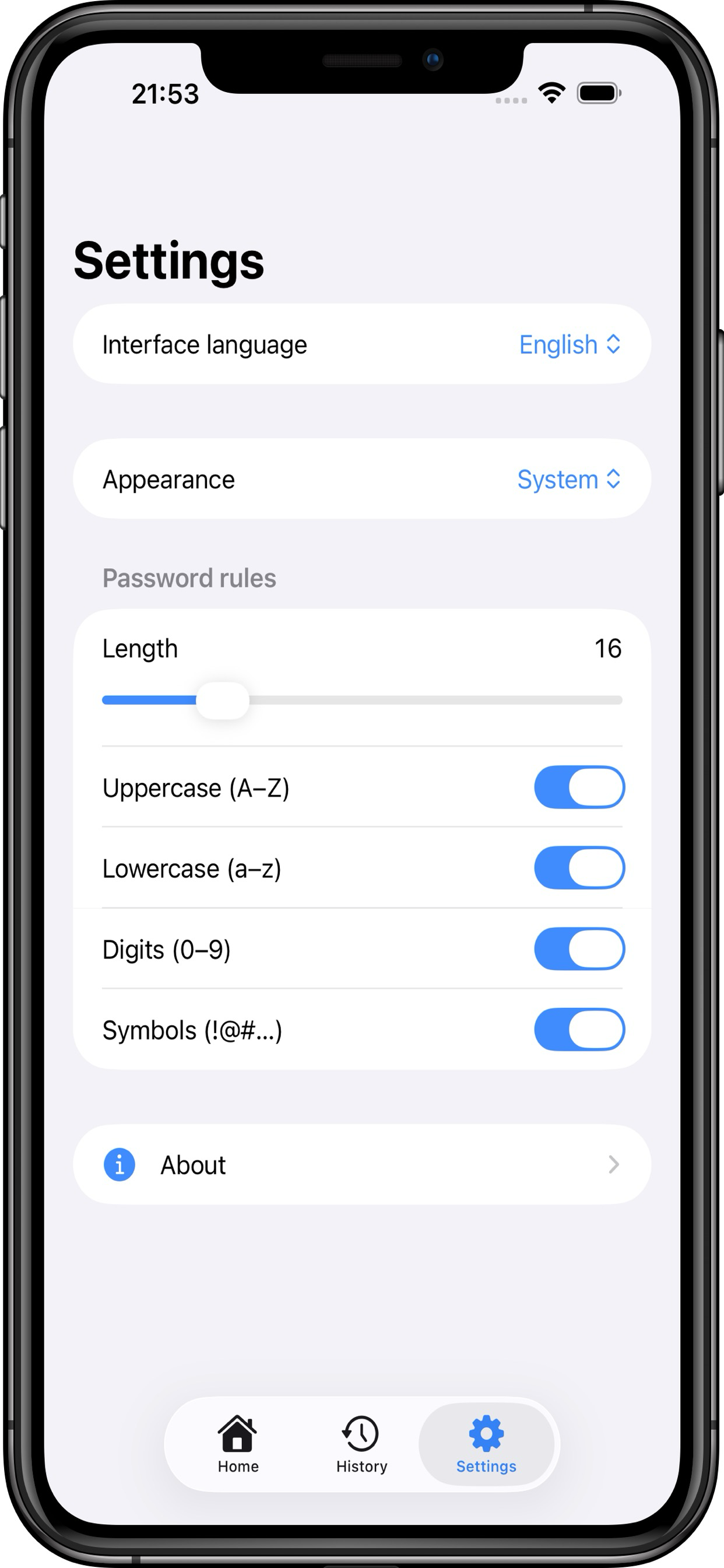PasswordGenerator Easy