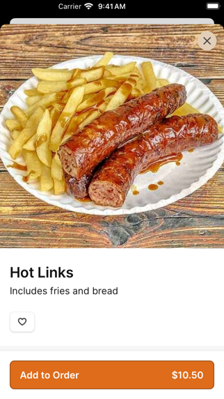 Uncle John's Barbecue iPhone screenshot 4 - Food & Drink app