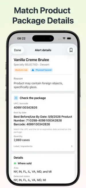 Food Recall Monitor screenshot 2