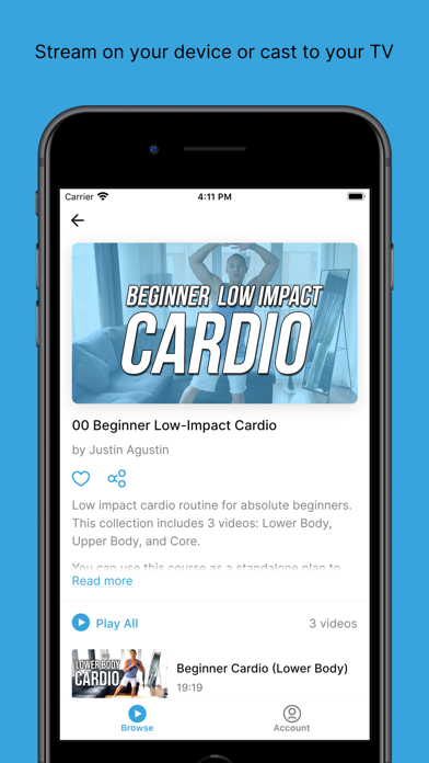Justin Agustin Fitness Screenshot