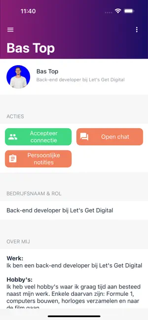 AFAS Events iPhone screenshot 5
