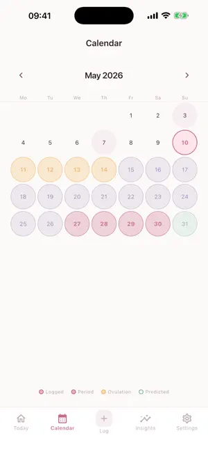 Rhythm - Period & Cycle screenshot 3