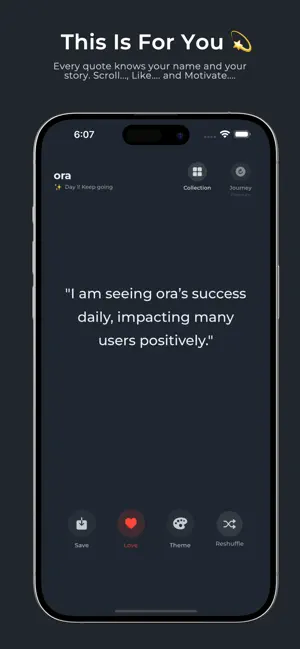 Ora - Personal Affirmations screenshot 4