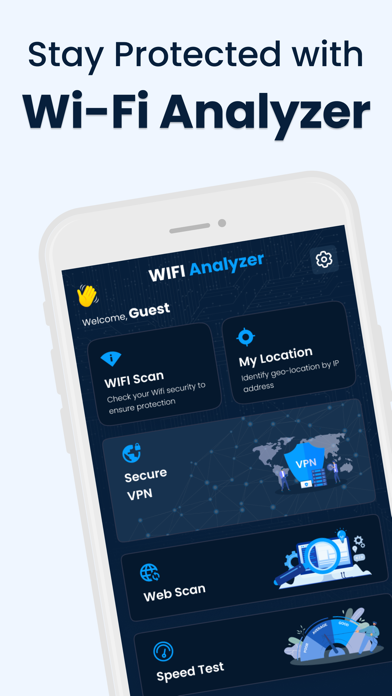 Screenshot #1 pour WiFi Analyzer + Speed Test