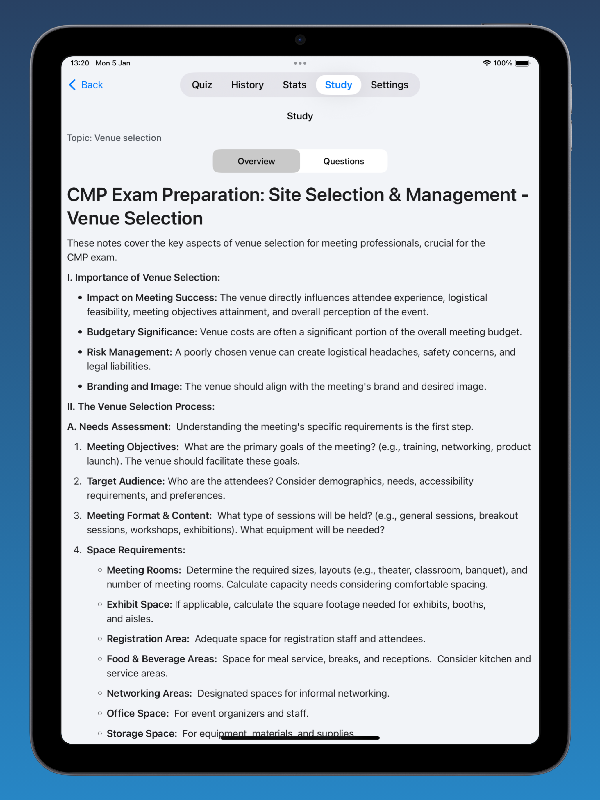 CMP Exam Prep screenshot 17