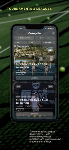 The Racquet iPhone screenshot