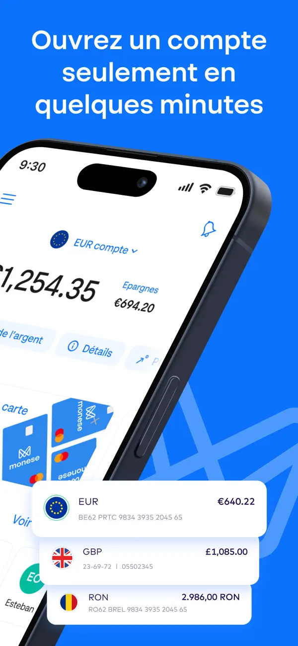 Screenshot #2 pour Monese - A banking alternative
