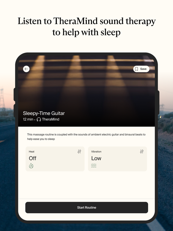Therabody iPad screenshot 7 - Health & Fitness app