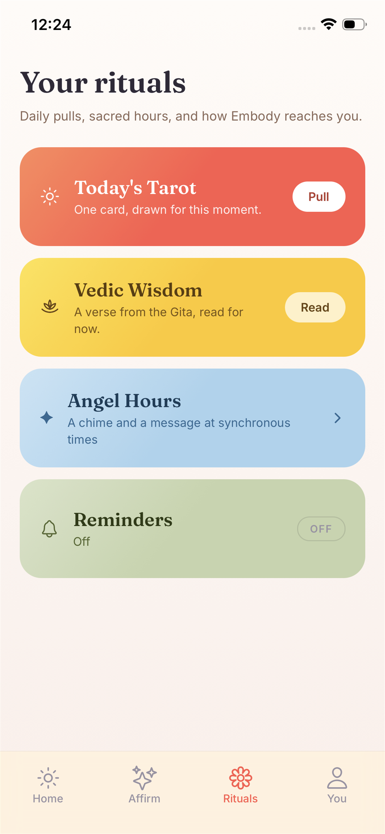 Embody: Daily Affirmations screenshot 4
