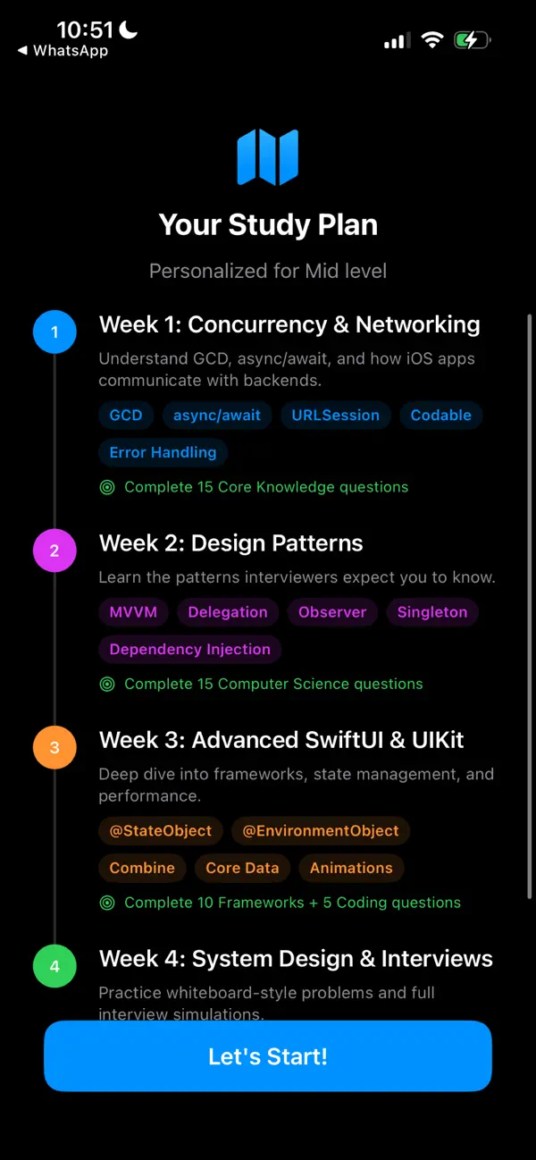 #2. Crackd: Dev Interview (iOS) De: Pedro Crohare