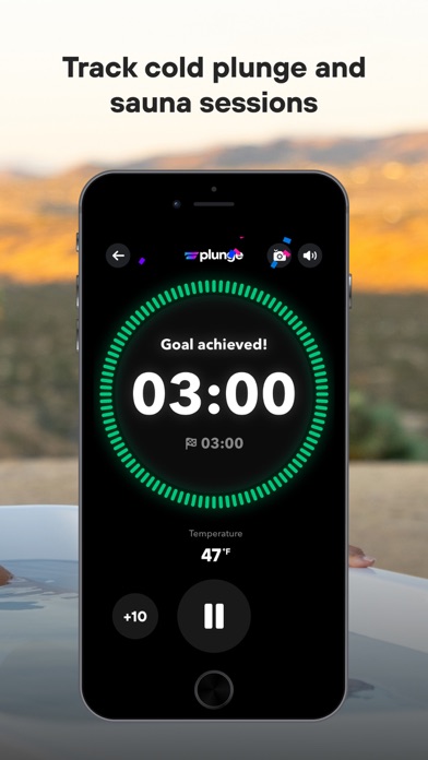 Plunge - Official App iPhone screenshot 2 - Health & Fitness app