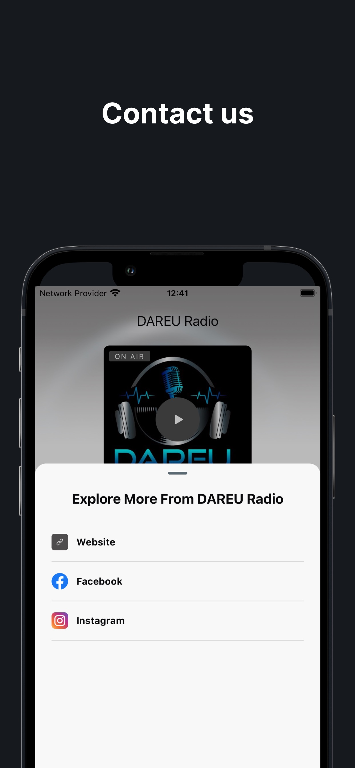 DAREU Radio screenshot 3