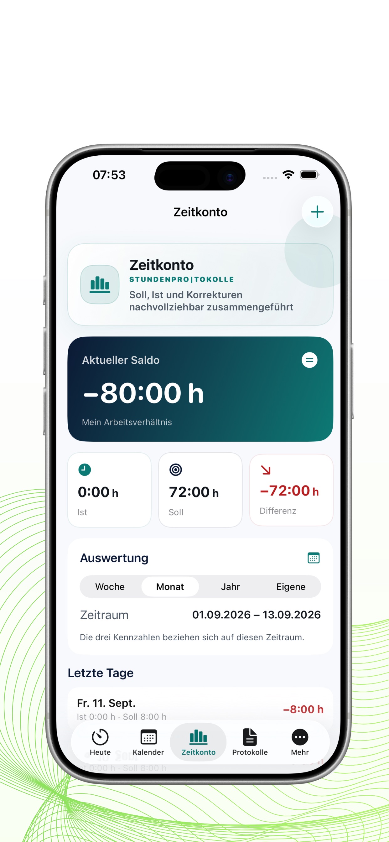 Screenshot 4 of StundenPro|tokolle
