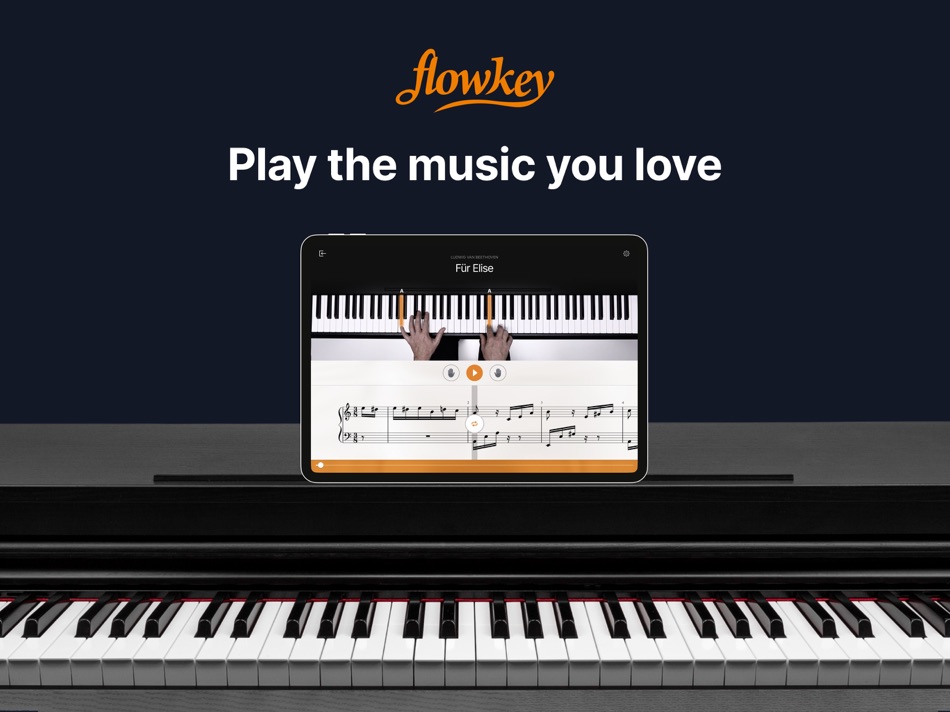 #1. flowkey – Learn to Play Piano (iOS) بواسطة: flowkey GmbH