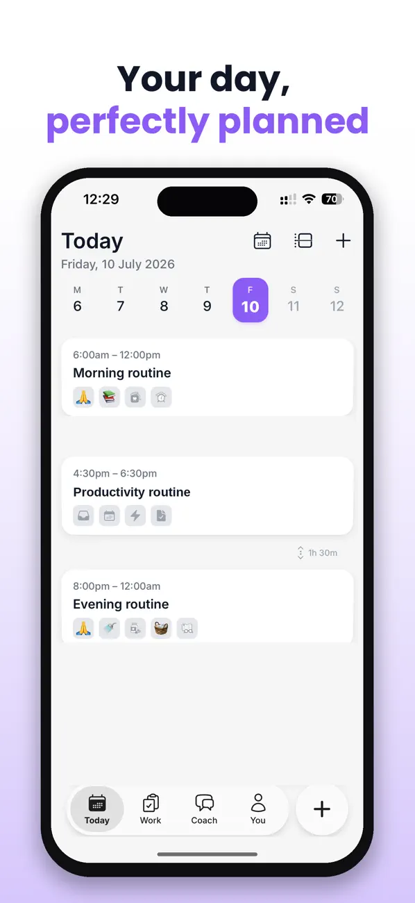 Screenshot #1 pour Coachbit: Life & Study Skills