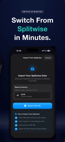 Split Bill & Costs - PaySoon screenshot