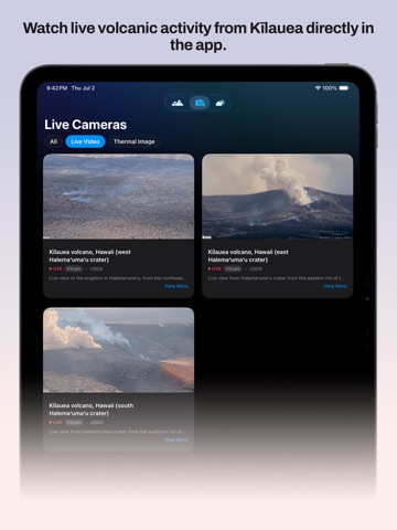 MagmaSync: Volcano Tracker iPad screenshot