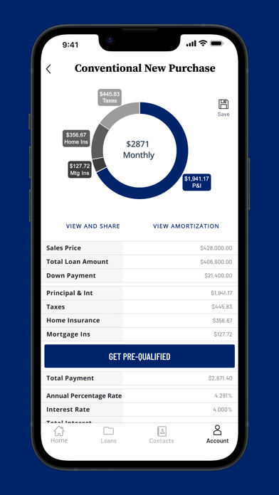National Iron Bank Mortgage Screenshot