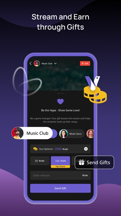 ViuLive: Multicam Live Stream iPhone screenshot 6 - Social Networking app