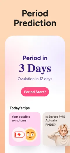 Period Tracker Period Calendar : capture d’écran 2 sur 10