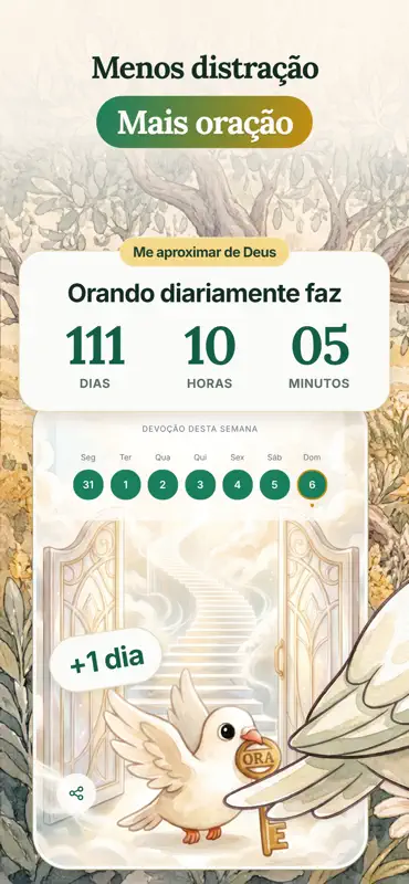 OraChave: Oração Diária e Foco screenshot 1 of 8