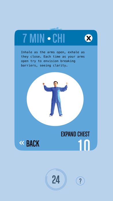 7 Minute Chi - Meditate & Move iPhone screenshot 5 - Health & Fitness app