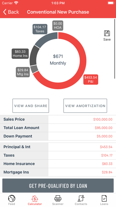 HomeEasy Mortgage Screenshot