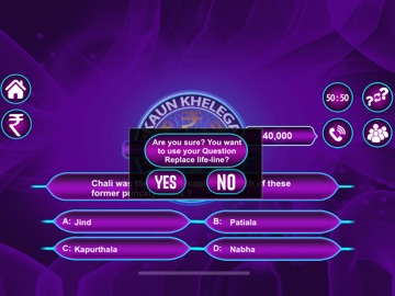 KBC Crorepati Quiz 2026 Hindi iPad screenshot