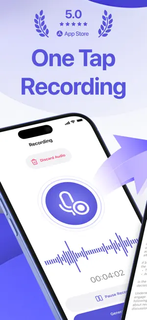 Summary: AI Note Taker －Notimo screenshot 1