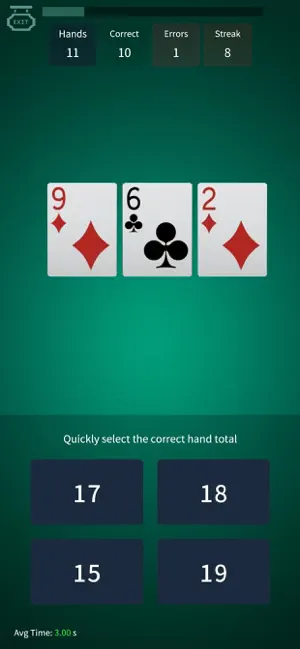 Blackjack Point Trainer screenshot 3