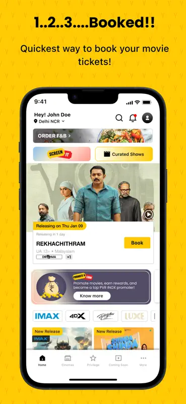 PVR Cinemas - Movie Tickets screenshot 1 of 5