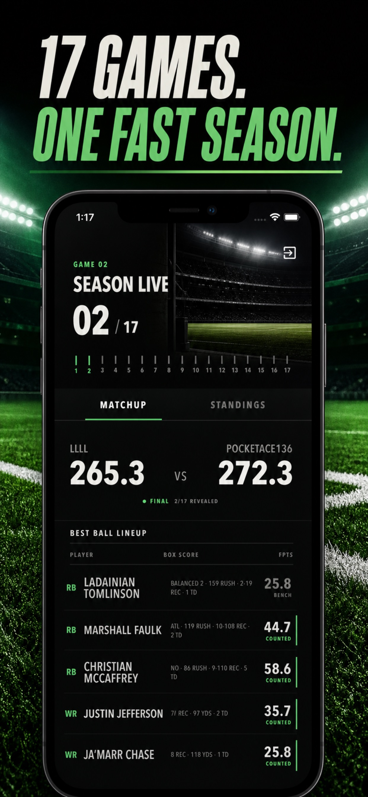 Fast Fantasy Football screenshot 3