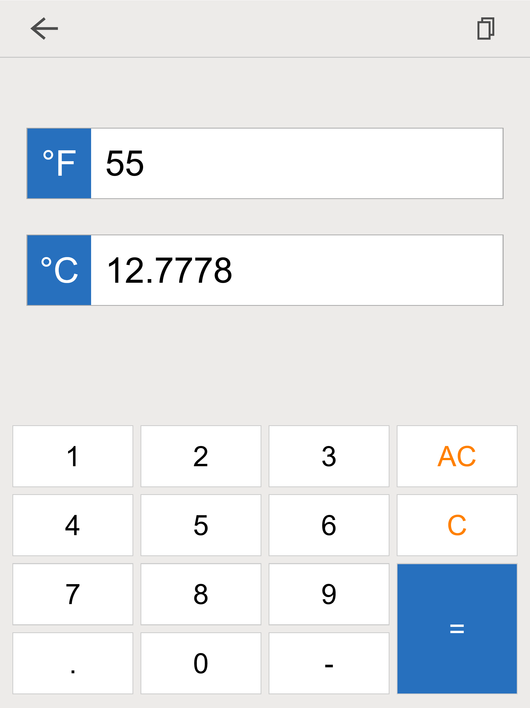 Fahrenheit Celsius Converter