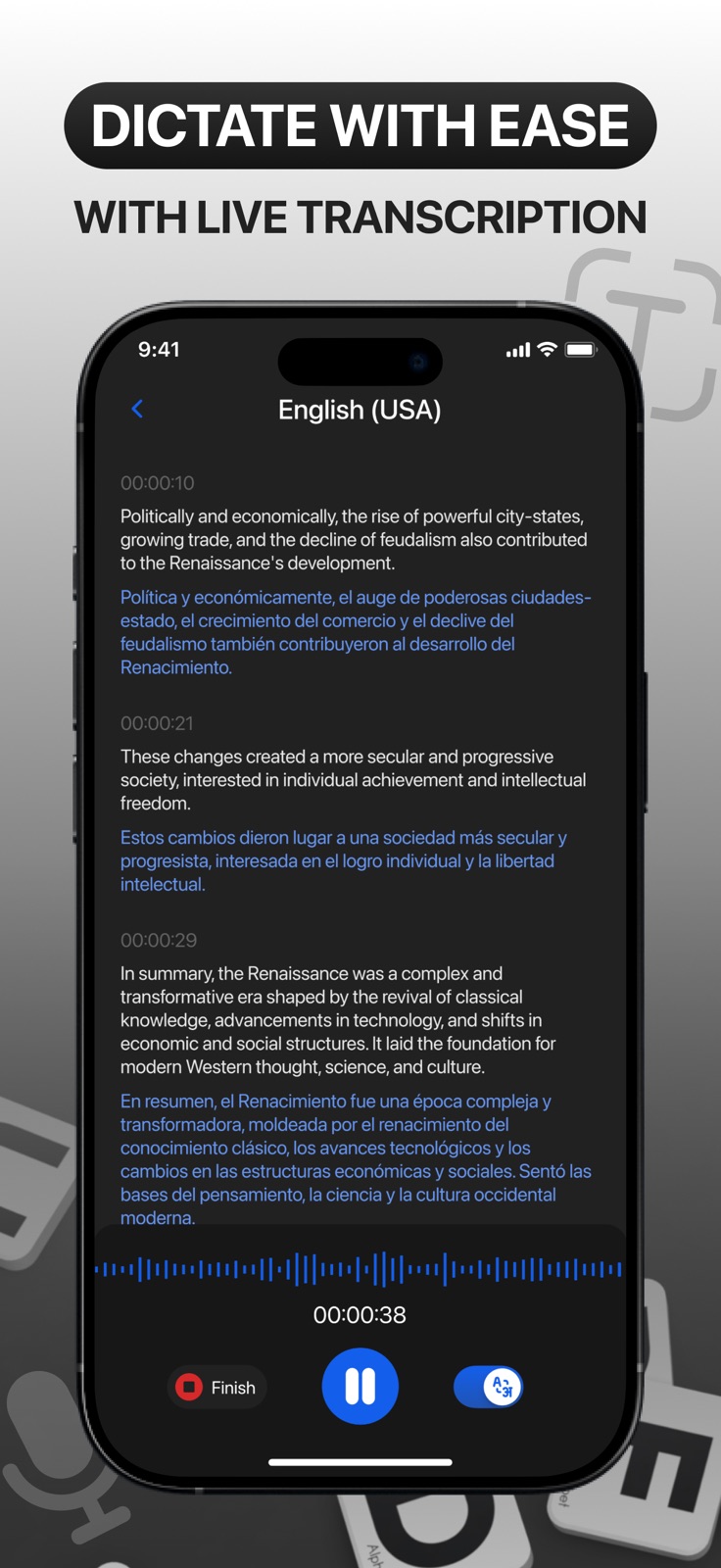 AI Note Taker: Talk Transcribe iphone screenshot 2