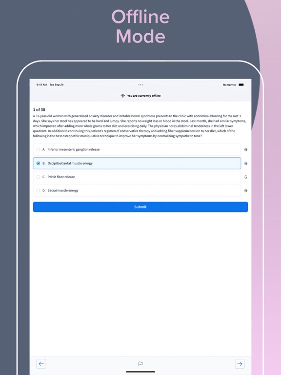 SMNP Reviews Blueprint NP Prep iPad screenshot 4 - Education app