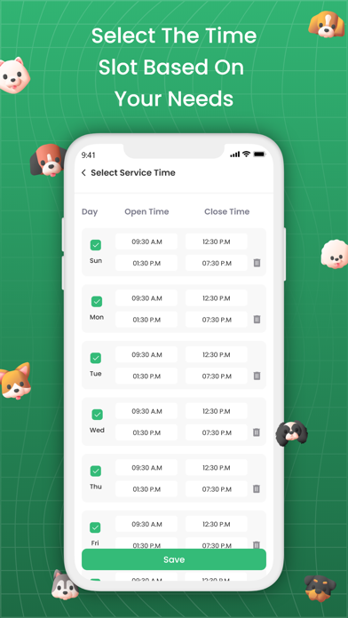 Fox-Dog-walking Provider Screenshot