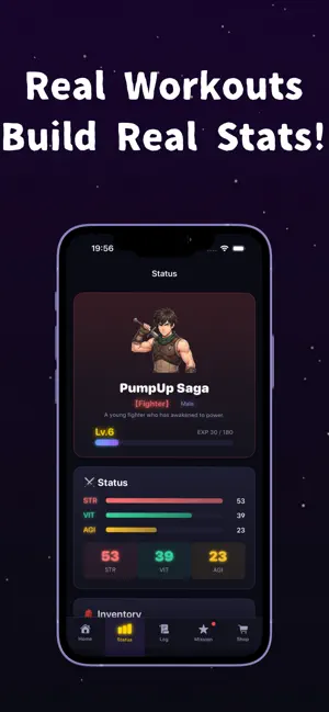 PumpUp Saga - Workout RPG screenshot 3