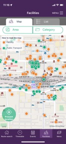 KYOTO Transit Planner screenshot