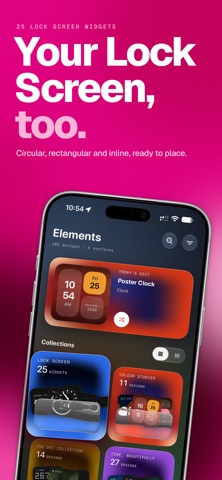 Elements - Aesthetic Widgets iPhone screenshot