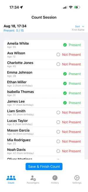 Group Counter for Tour Guides screenshot 2