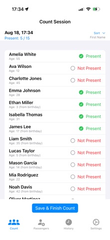 Group Counter for Tour Guides screenshot