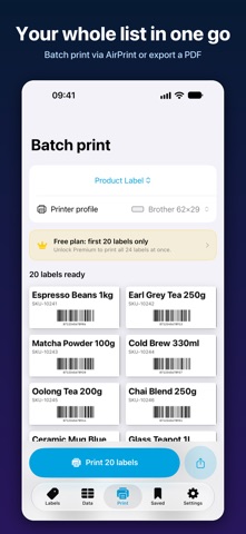 LabelLoop: Print Labels Screenshot 2 of 6