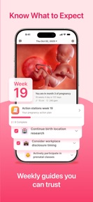Pregnancy Tracker App ⁯ screenshot