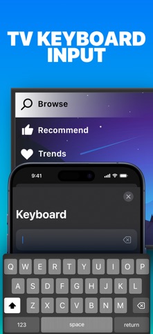 Universal TV Remote · Mando iPhone screenshot