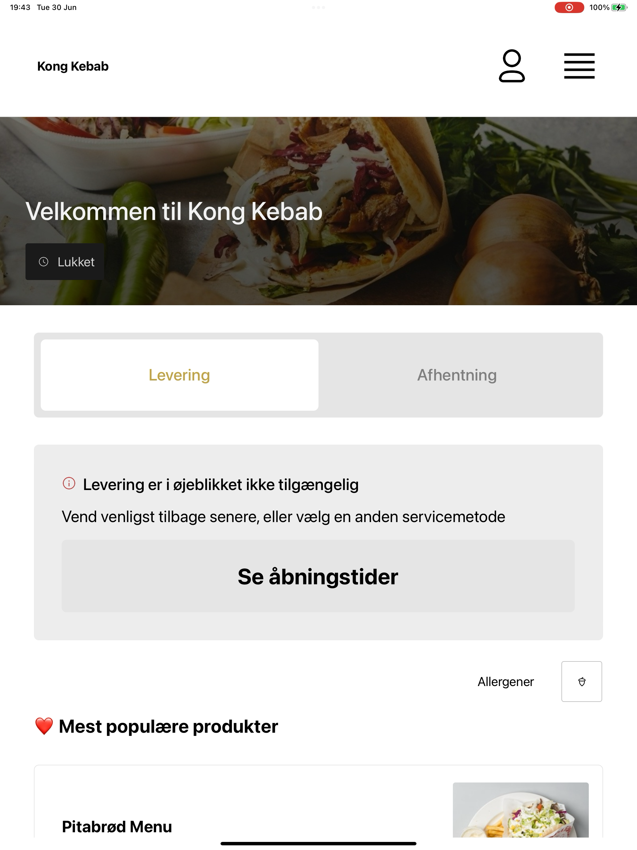 Kong Kebab DK