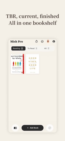Mish: Book Tracker & Notes Screenshot 1 of 6