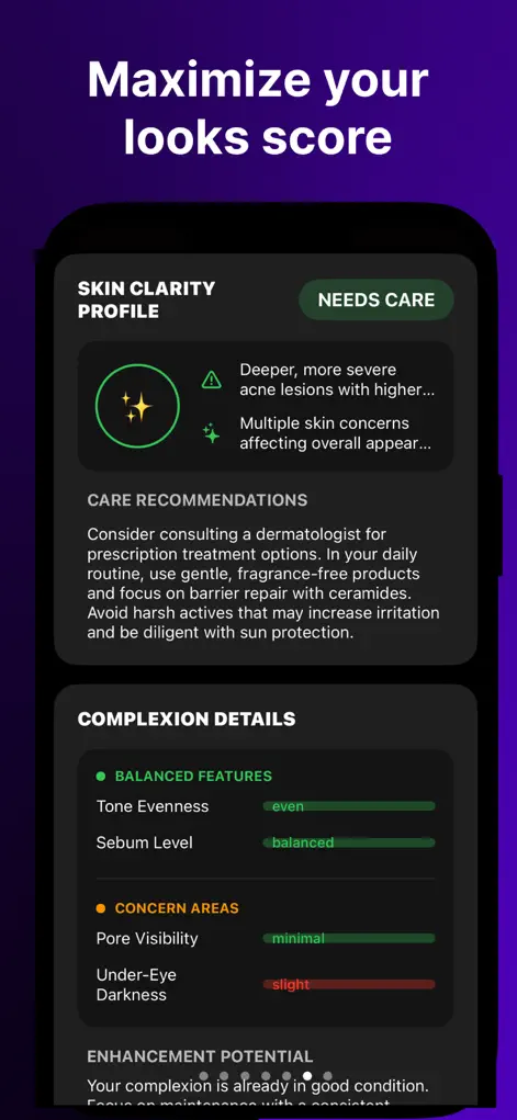 LooksMax AI: Rate My Face - Lifestyle App | MWM