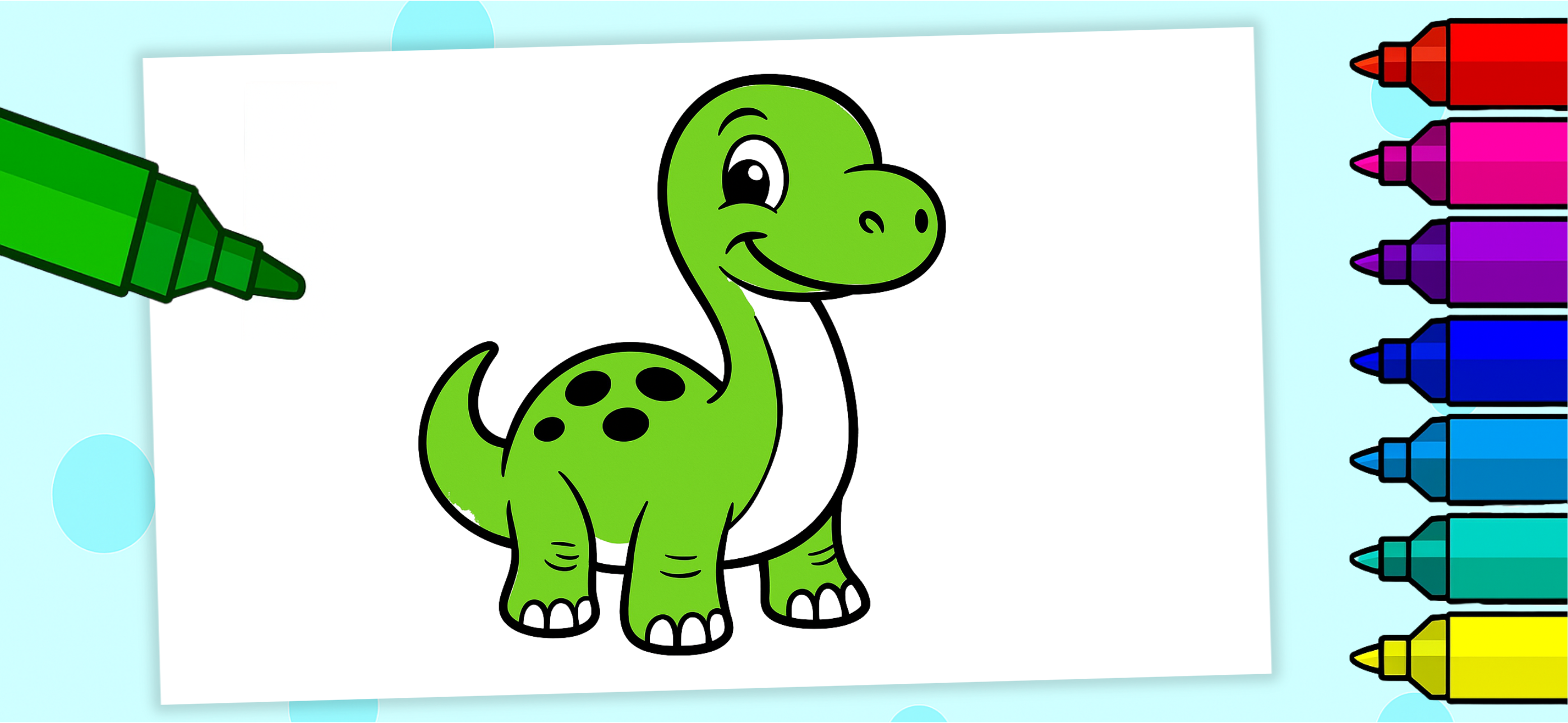 Toddler coloring: kids games